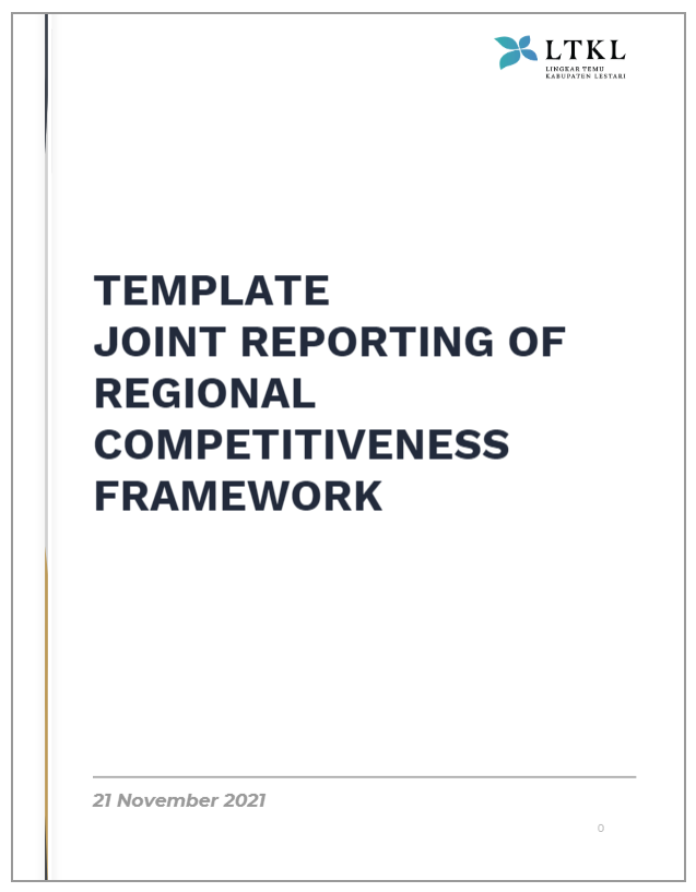Joint Reporting Template for Regional Competitiveness Framework