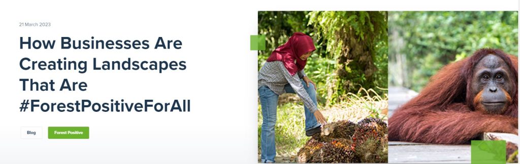 How Businesses Are Creating Landscapes That Are #ForestPositiveForAll