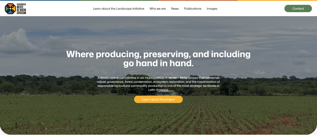 New website launched for the Western Mato Grosso Landscape Initiative
